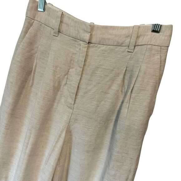 Aritzia Wilfred The Effortless Linen Cropped Pant in Natural Ecru - Picture 7 of 14
